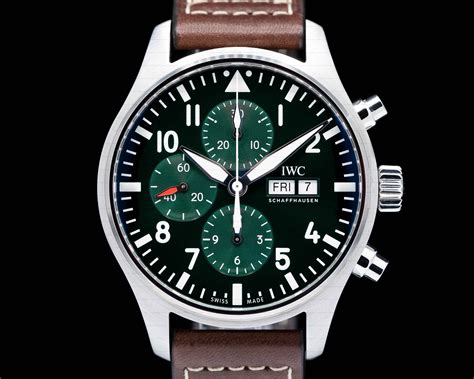 iwc pilot green editions.